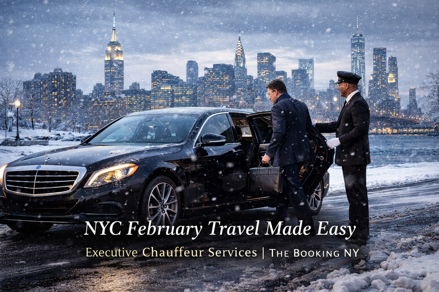 NYC February travel made easy with executive chauffeur services by The Booking NY